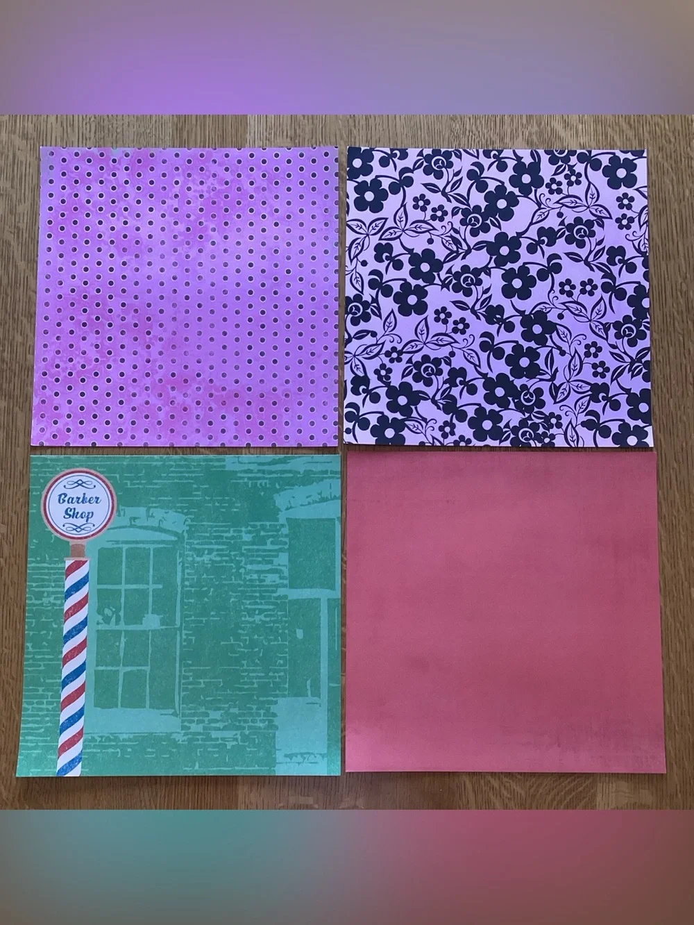 50 Sheets Mixed Lot of 12 x 12 Scrapbook Paper, No Repeats, Lot I